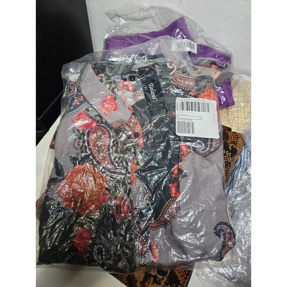 HSN Bundle of 10 Designer Shirts & Skirts. All NEW. Great for Resellers! Large - Picture 3 of 11